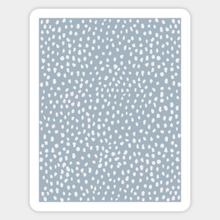 Blue Dalmatian Print Sticker